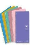 CUADERNO ESPIRAL SOFT A5 5MM 50H SENFORT ROSA