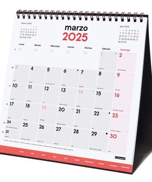 CALENDARIO FINOCAM SOBREMESA S 2025 PESTAAS ESCRIBIR