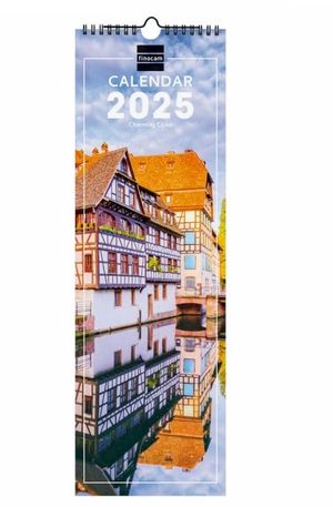 CALENDARIO FINOCAM PARED 15X48 2025 CHARMING CITIES