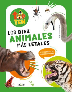 TOP TEN. LOS DIEZ ANIMALES MAS LETALES