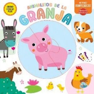 ANIMALITOS DE GRANJA - MI PRIMER LIBRO DE ROMPECAB